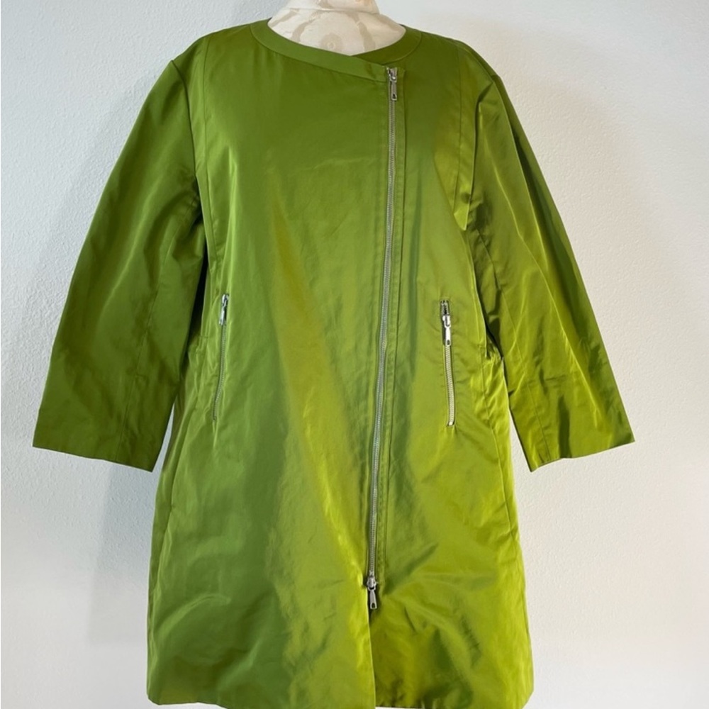 Lafayette 148 New York Green “Shelby” Tech Jacket
